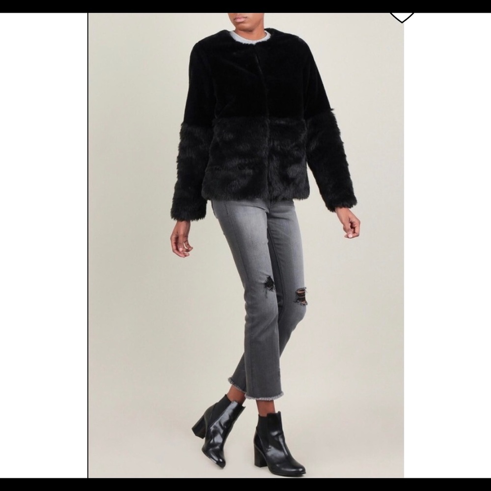 Faux fur jacket - Picture 4 of 6